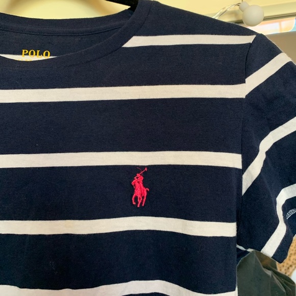 Polo Striped Crewneck TShirt - Picture 2 of 4